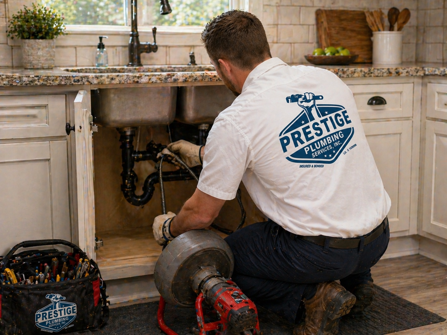 clogged kitchen sewer line repair in Burbank CA